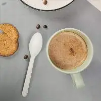 Cutlery 5" CPLA Dessert Spoon Yogurt