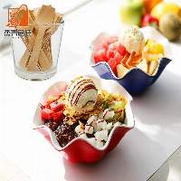 Cutlery Set Square Ice Cream Spoons