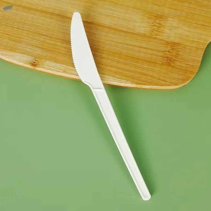 Disposable Compostable Cornstarch Knife