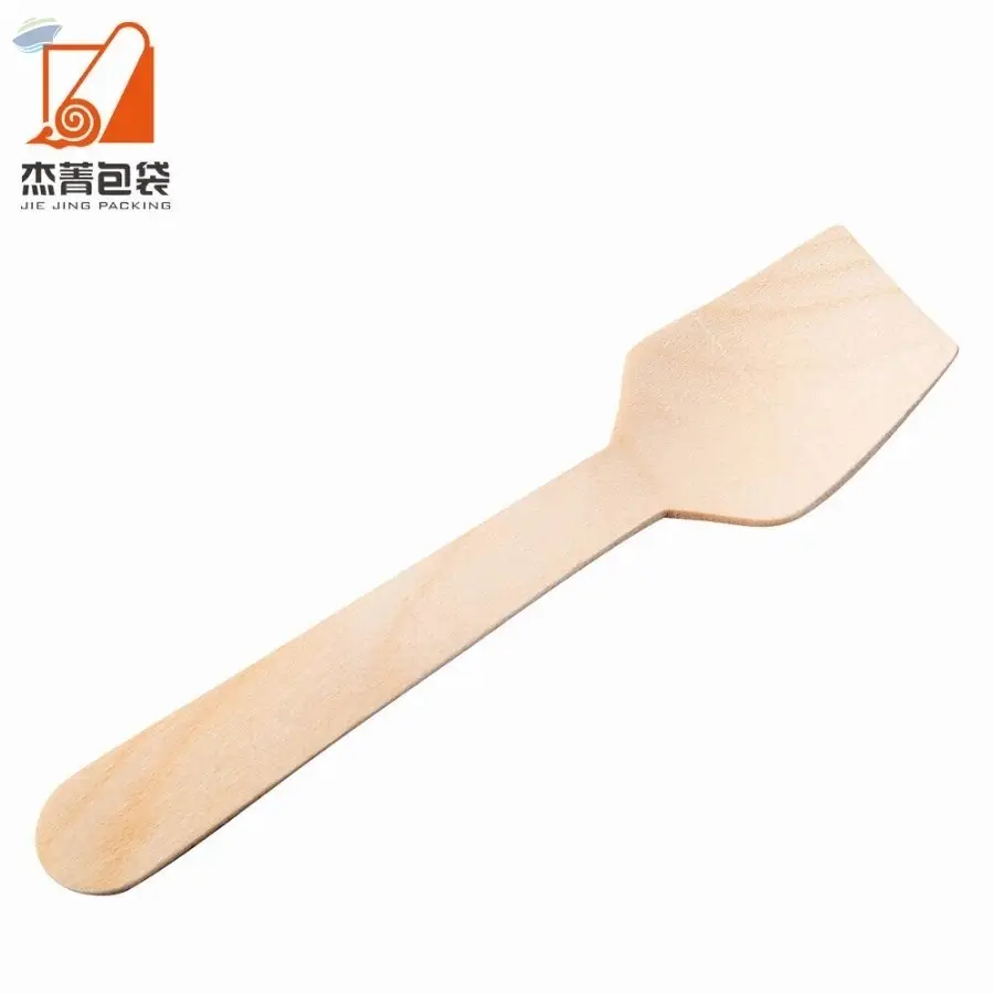 Disposable Birch Wood Handle Spoon