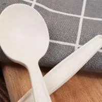 Cornstarch Soup Spoon Cutlery Set