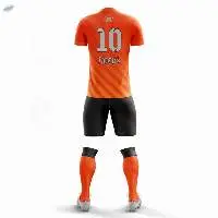Black And Orange Football Kit