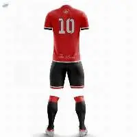 Black And Red Football Kit