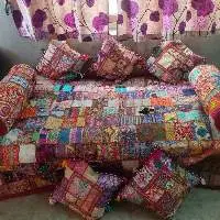 Single Bed Diwan Cover Set