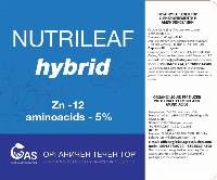 NUTRILEAF HYBRID Zn -12, aminoacids Ã¢?? 7 ; 5L