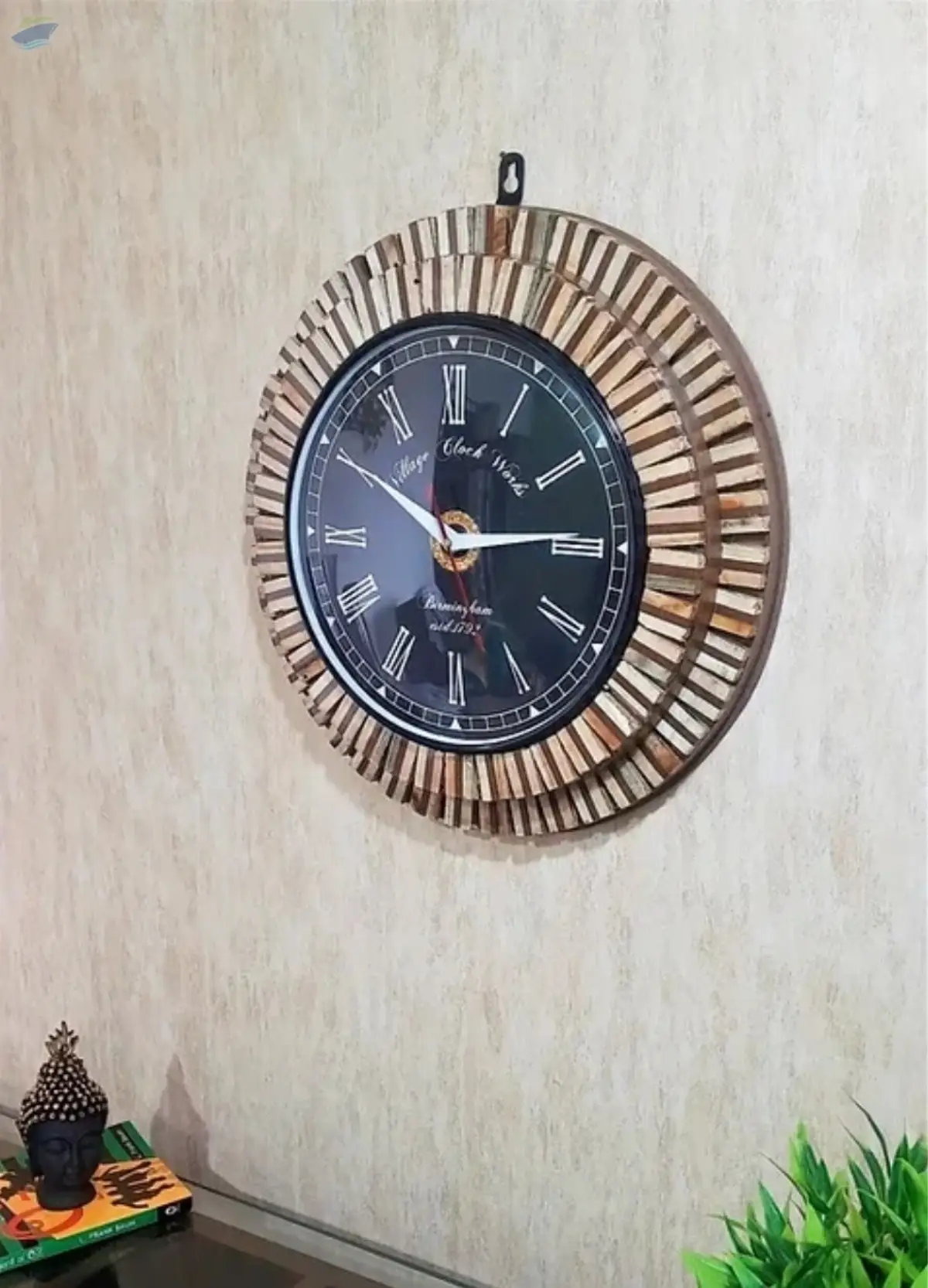 Wall Clock Double Shade Designer