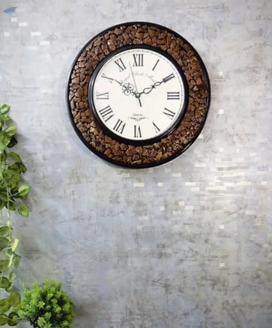 Wall Clock Coconut Wall Decor