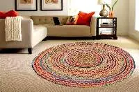 Multi Colour Handloom Jute Rugs