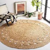 Natural Colour Jute Rug