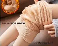 Wool Leggings for Winters Slim Fitted Girls