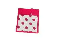 Circles Designed Jute Bag