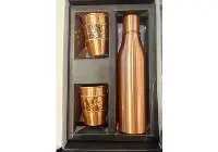 Premium Copper Bottle with Glasses