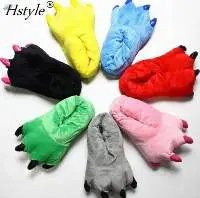 Unisex Soft Slippers Costume Paw Claw Shoes