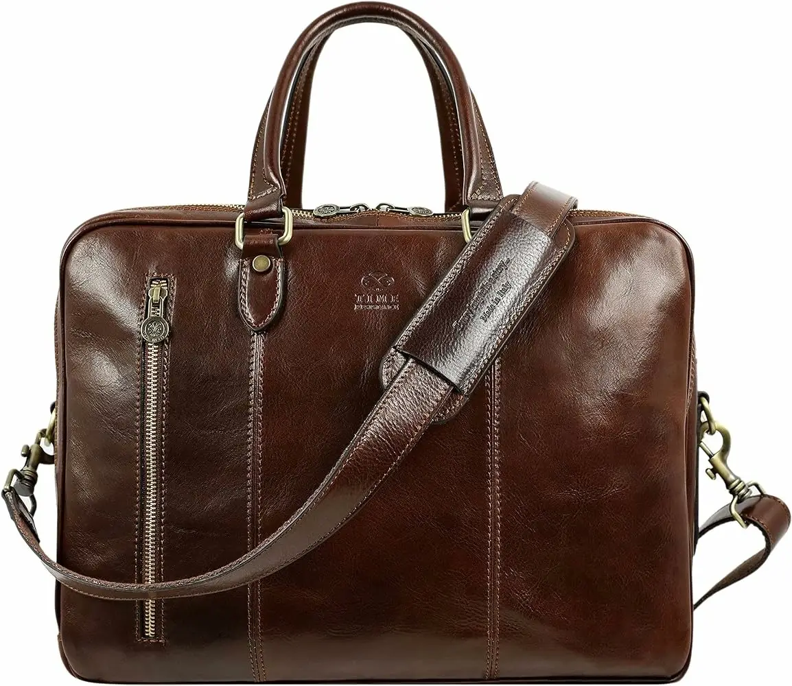 Leather Laptop Briefcase