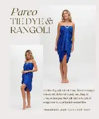 Pareo Tie Dye and Rangoli