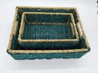Sabai Grass Tray With Iron Frame