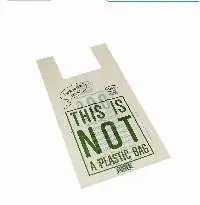 Printed Compostable Biodegradable Carry Bags