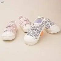 Girl Velcro Canvas Wallking Shoe