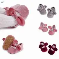 velvet baby walking shoes