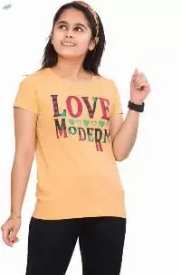 Girls Crew Neck T Shirts