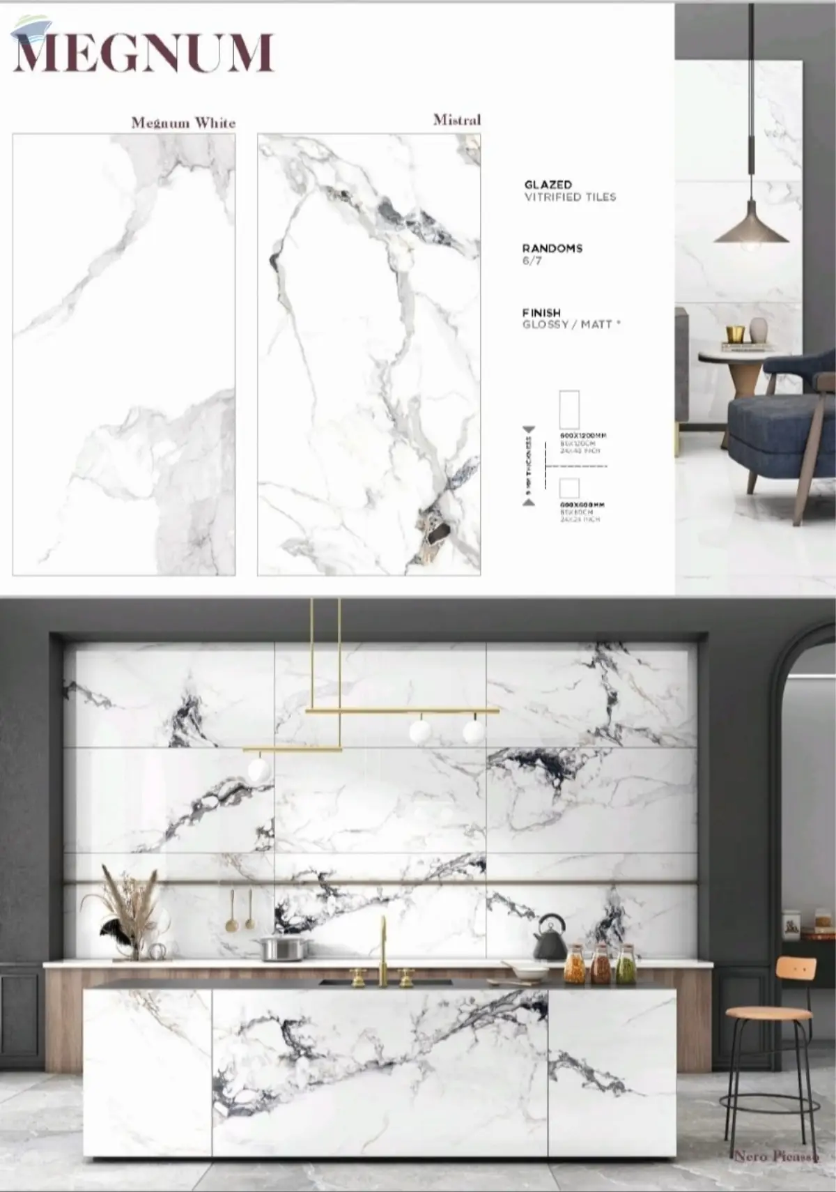 Porcelain Tiles 60x120cm