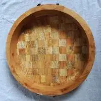 Joint wooden tray