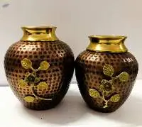 Metal Flower Vases