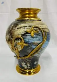 Metal Flower Vases