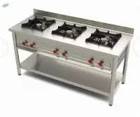 3 Borner Gas Stove For Commercial