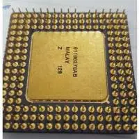 CPU Processor Scrap With Gold Pin