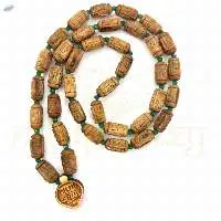 Radha Imprints 54 Beads With Faceted Green Onyx