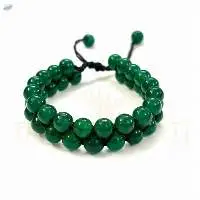 Handmade Green Aventurine Double Line Bracelet