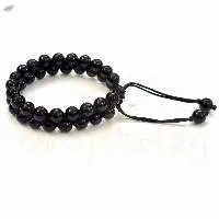 Handmade Black Onyx Double Line Bracelet