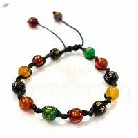 Handmade 8mm Om Mani Padme Gemstone Bracelet