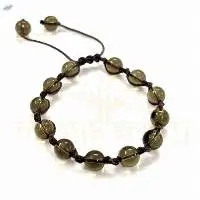 Handmade Smoky Quartz 8mm Gemstone Bracelet