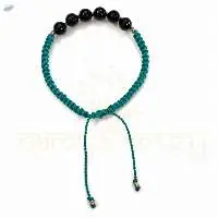 Handmade Black Onyx Gemstone Macrame Bracelet