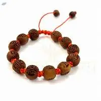 Handmade Radha Imprints Tulsi Wood Bracelet