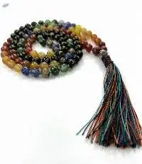 Om Mani Padme Hum Stone 108 Mala Necklace