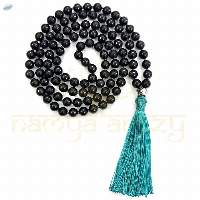 Black Onyx Stone Mala Beads 108 Mala Necklace