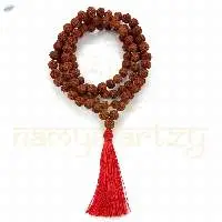 Rudraksha Mix Faces 12Mm Knotted Mala 108 Beads