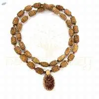 Radha Imprints Tulsi Necklace Tourmaline Gems