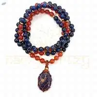 Handmade Black Onyx, Blue Tiger Eye, Carnelian