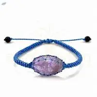 Handmade, Natural Amethyst Gemstone Knotted