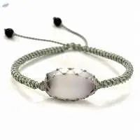 Handmade Cabochon  Opal Gemstone  Bracelet