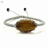Handmade Tiger Eye Gemstone Bracelet