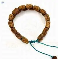 Handmade Tube-Shape Radha Tulsi Bracelet