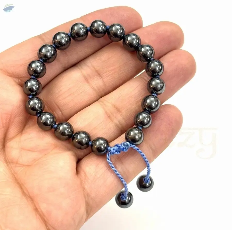 Hematite Gems Hand-Knotted Protection Bracelet