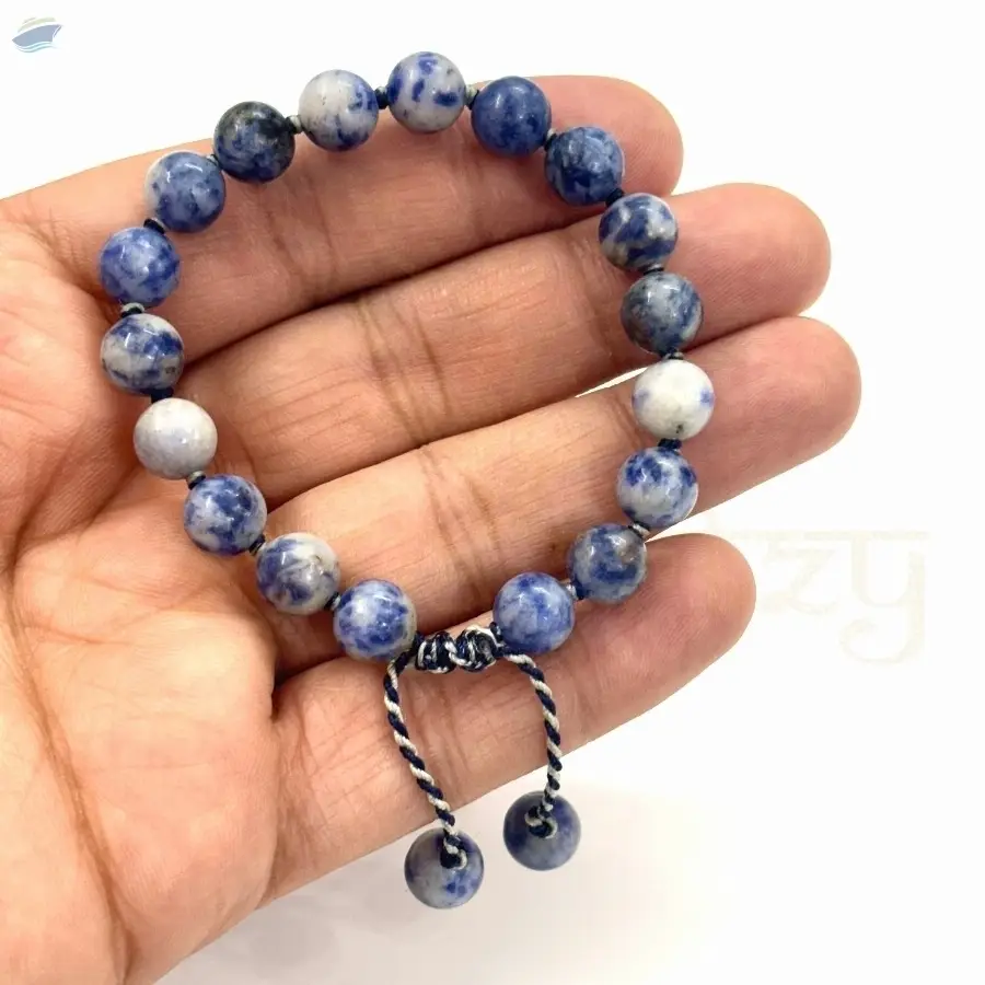Sodalite Gems Hand-Knotted Protection Bracelet