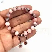 Pink Opal Hand-Knotted Protection Bracelet