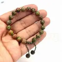 Unakite Gems Hand-Knotted Protection Bracelet